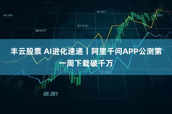 丰云股票 AI进化速递丨阿里千问APP公测第一周下载破千万