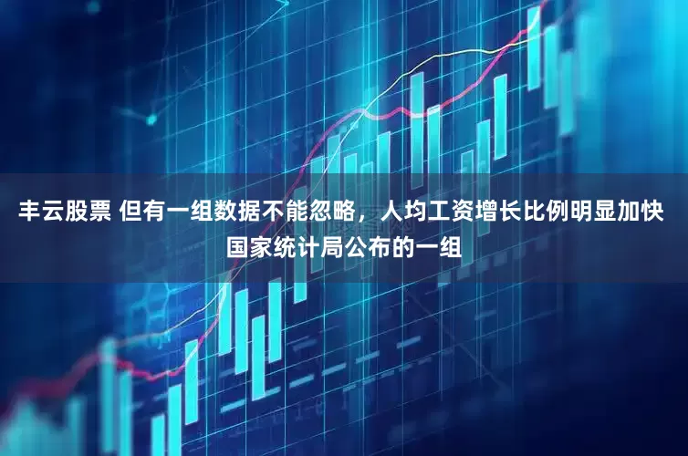 丰云股票 但有一组数据不能忽略，人均工资增长比例明显加快 国家统计局公布的一组